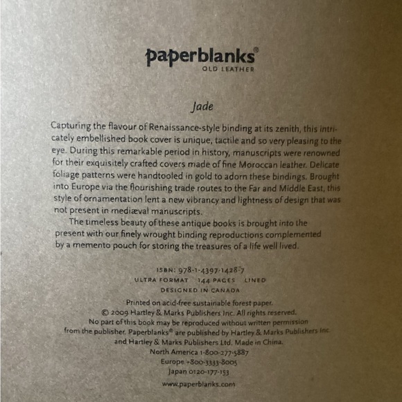 Leather Paperblanks notebook new - Picture 5 of 6